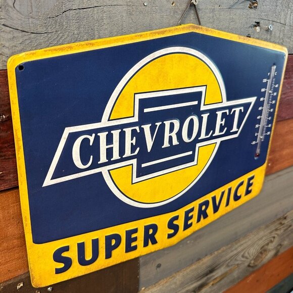 Chevrolet Super Service Embossed Thermometer - Picture 9 of 10